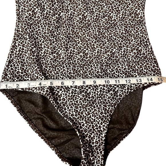 Sea Level Wild Cat One Shoulder One Piece- Animal Print- Size 8/10 - Picture 12 of 12